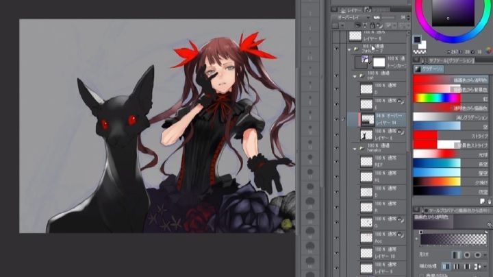 お絵かき講座パルミー 添削相談キャンペーン中 Redjuice先生によるイラストメイキングpart3 最終回です 最終回は 動物や背景なども描写しながら仕上げを行っていきますよ 人気イラストレーターredjuice先生によるイラストメイキング3 3 背景
