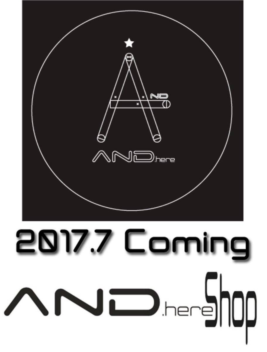 andhereshop's tweet photo. coming soon 2017.7
https://t.co/l4d0iN9pj1 official online store https://t.co/QSsUe9Co8s
