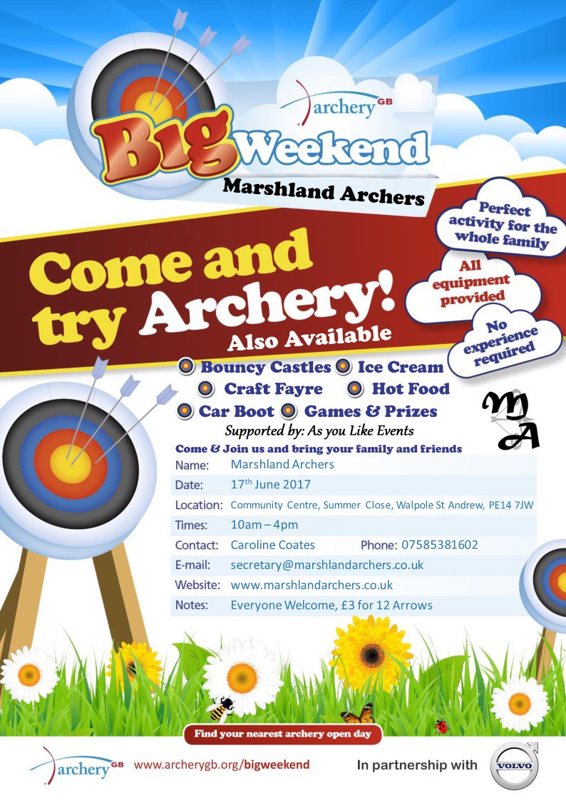 Fancy giving archery a go? Then this event is for you! Join the fun this Saturday. #archery