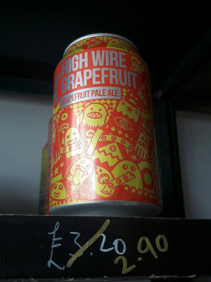 Only 4 cans of Highwire Grapefruit left... you might want to take advantage of our beery goodness while you still can!