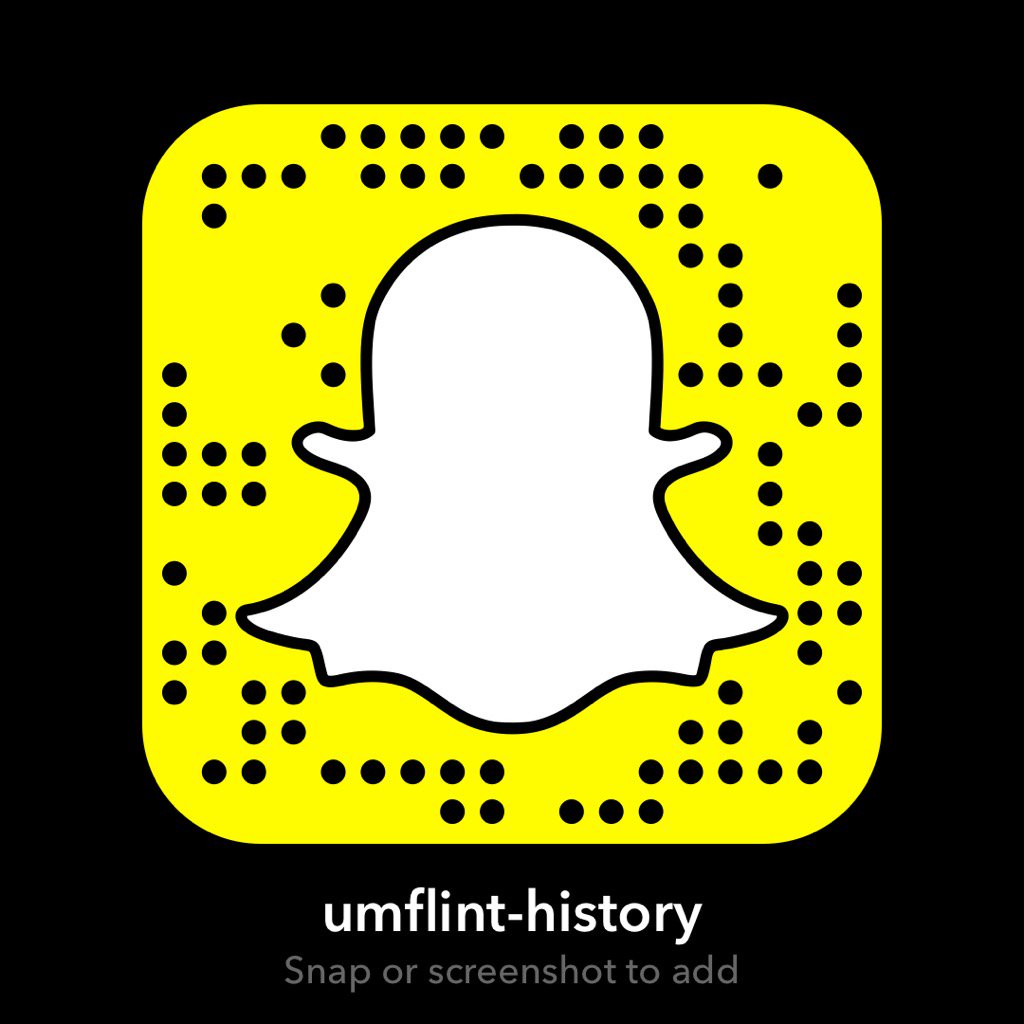 InvisibleFlint's tweet photo. Follow umflint history on Snapchat to receive updates on events, classes, &amp; news about the Wyatt Exploration Program https://t.co/lwPx4RC0N3