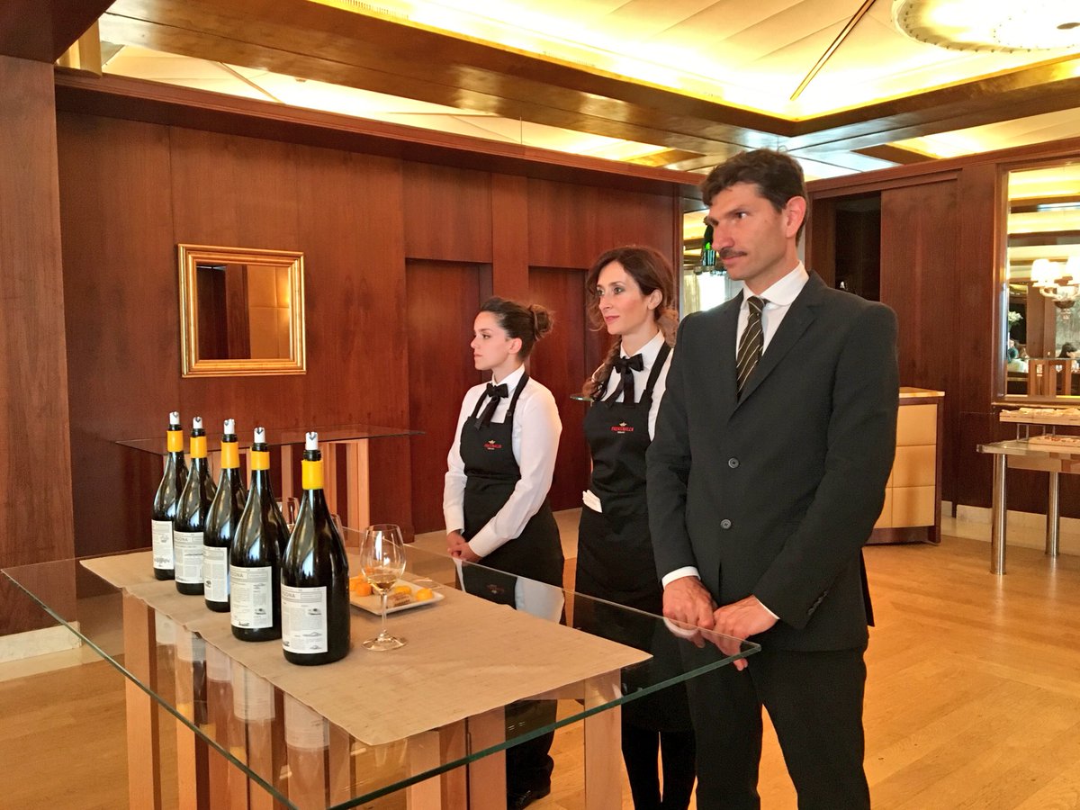Serious people for a serious wine #frescobaldivini for gorgona's first vertical tasting