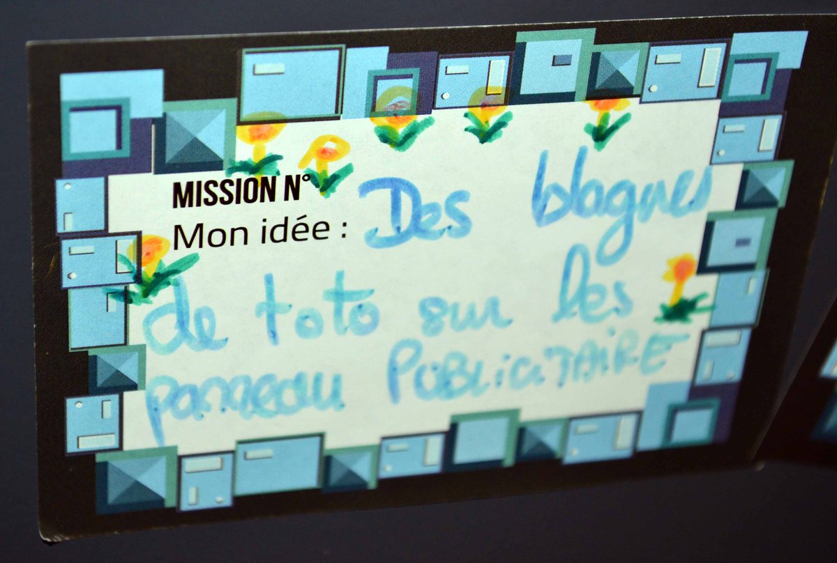 SuperCite's tweet photo. Les visiteurs de l'#expoville nous font part de leurs idées (très) originales pour créer la ville de demain ! https://t.co/mINLpgtqfI