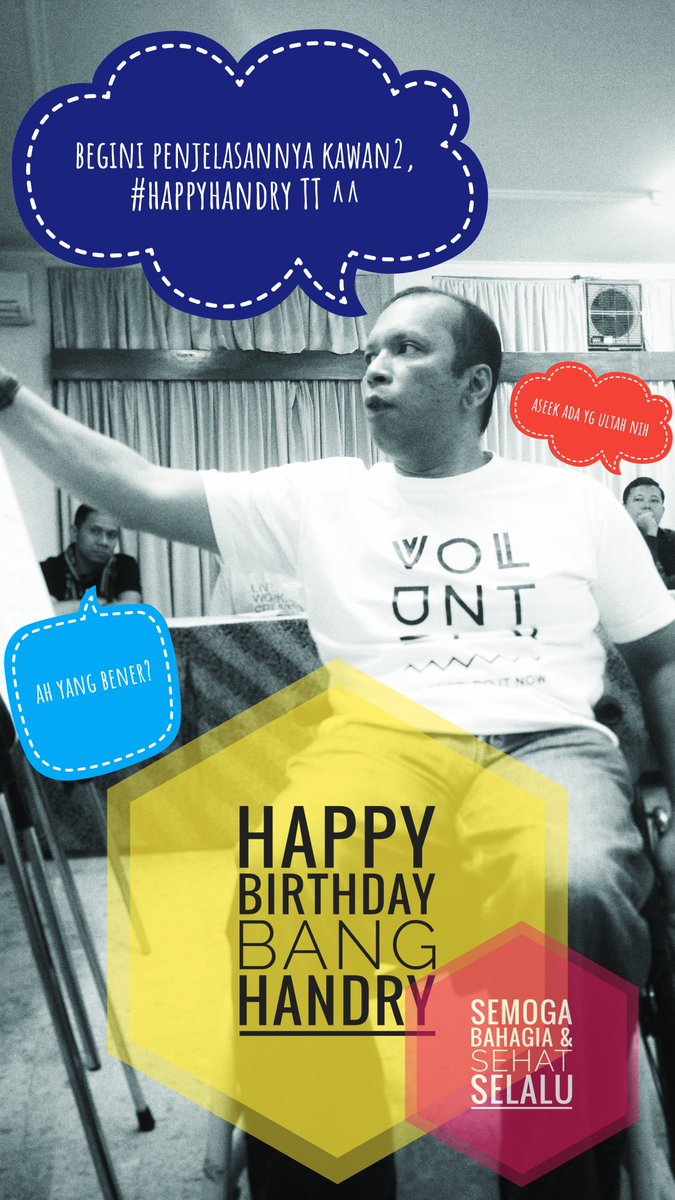 faradithy's tweet photo. Happy Birthday bang @HandryGE keep inspiring and always #HappyHandry ๐ https://t.co/AL2BDel3vr