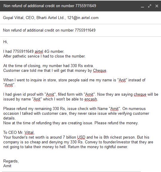 khurr_mundi's tweet photo. @airtelindia Please look into this. Stop looting common man. https://t.co/rUfWbO0esX