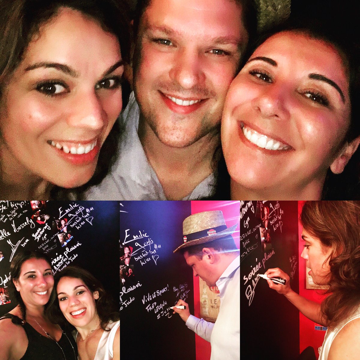 RestoRouge's tweet photo. #theWallOfFame s agrandi avec le magnifique #couple @LECANUFRED et Anne-Sophie Mondière#judo #legend#rouge#bar#resto #republique#friends❤️ https://t.co/1KhmYEJxKM