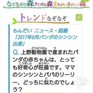おいでよ なぞなぞの森 Kindle本 ピクトさん まちがいさがし 出版 Auf Twitter 上野動物園 パンダの赤ちゃん 誕生おめでとう T Co I6q2lrr9rr 赤ちゃんパンダはシンシンとリーリーどっち似 一昨日の晩にそろそろかなと夢の中でひねったオリジナル