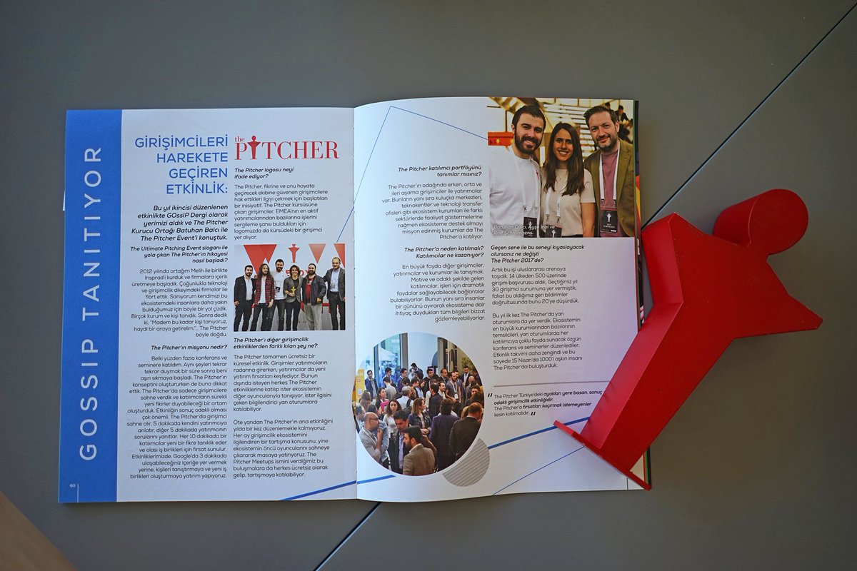 thepitcherorg's tweet photo. Harika geçen #ThePitcher2017 sonrası gerçekleştirdiğimiz keyifli röportaj için @gossipdergi'ye teşekkür ederiz! 🙂 https://t.co/aa68wI28in
