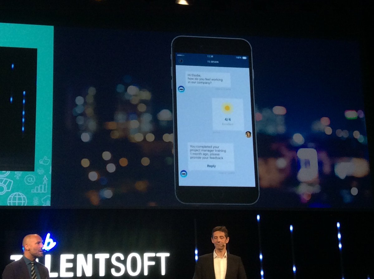 dwil23's tweet photo. Another example of use of chatbots to provide basic hr interactions #clubTS https://t.co/6T6Hud6e33