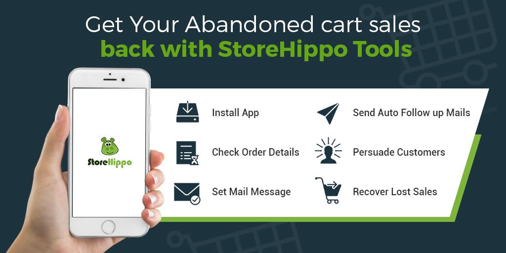 HippoInnovation's tweet photo. #StoreHippo Tips: Why you need smart tools for recovering your #abandonedcart orders?

Read more at: https://t.co/AJdmhFTO7N https://t.co/Z1NI7QtFsM