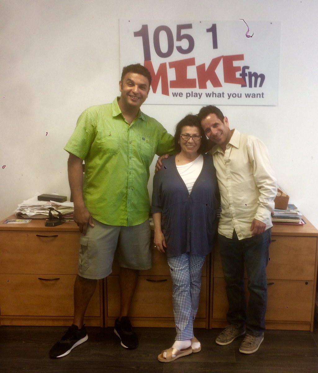 luigibuffone1's tweet photo. Thank you Marie Griffith for having us on your radio show !@mikefm1051 @FringeBuzz @Fringemtl @_amyblackmore https://t.co/oj8oiwAhU8