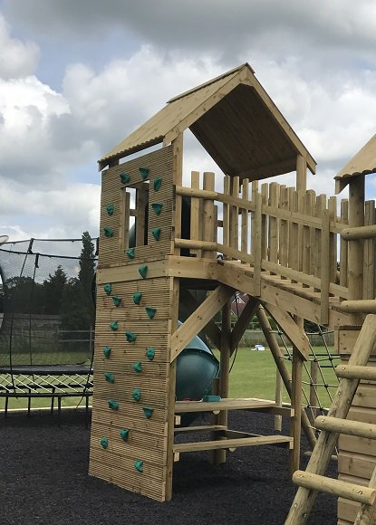 Gardenatics's tweet photo. Picnic benches are great for impromptu tea parties outside, but are also really good at adding stability. 

#gardenatics #climbingframe https://t.co/uub5RgxW1W