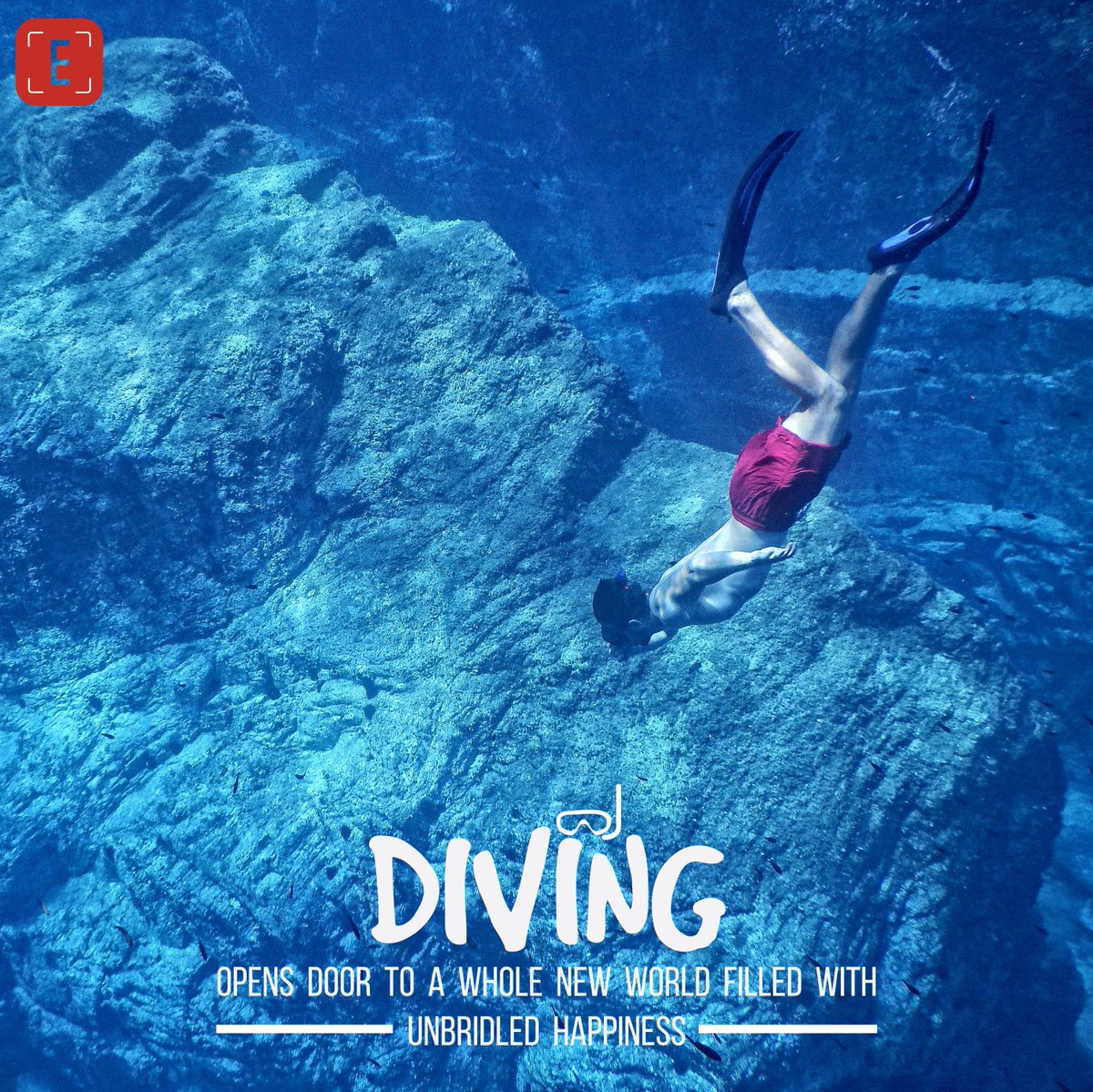 MakersEpic's tweet photo. Ready to take a plunge? A new adventure awaits you! #diving #underwater #adventure #epicmakers https://t.co/SxRXTTGFKy