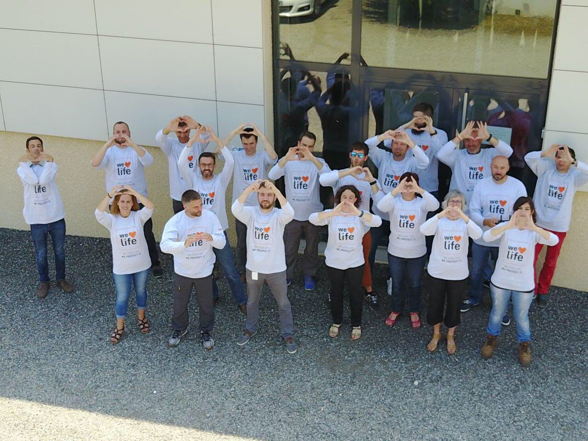 THD73's tweet photo. Toute l équipe de @THD73  pour la journée #welovelifeBC ! @AxioneOfficiel @Bouygues_C https://t.co/a7mXocvog2