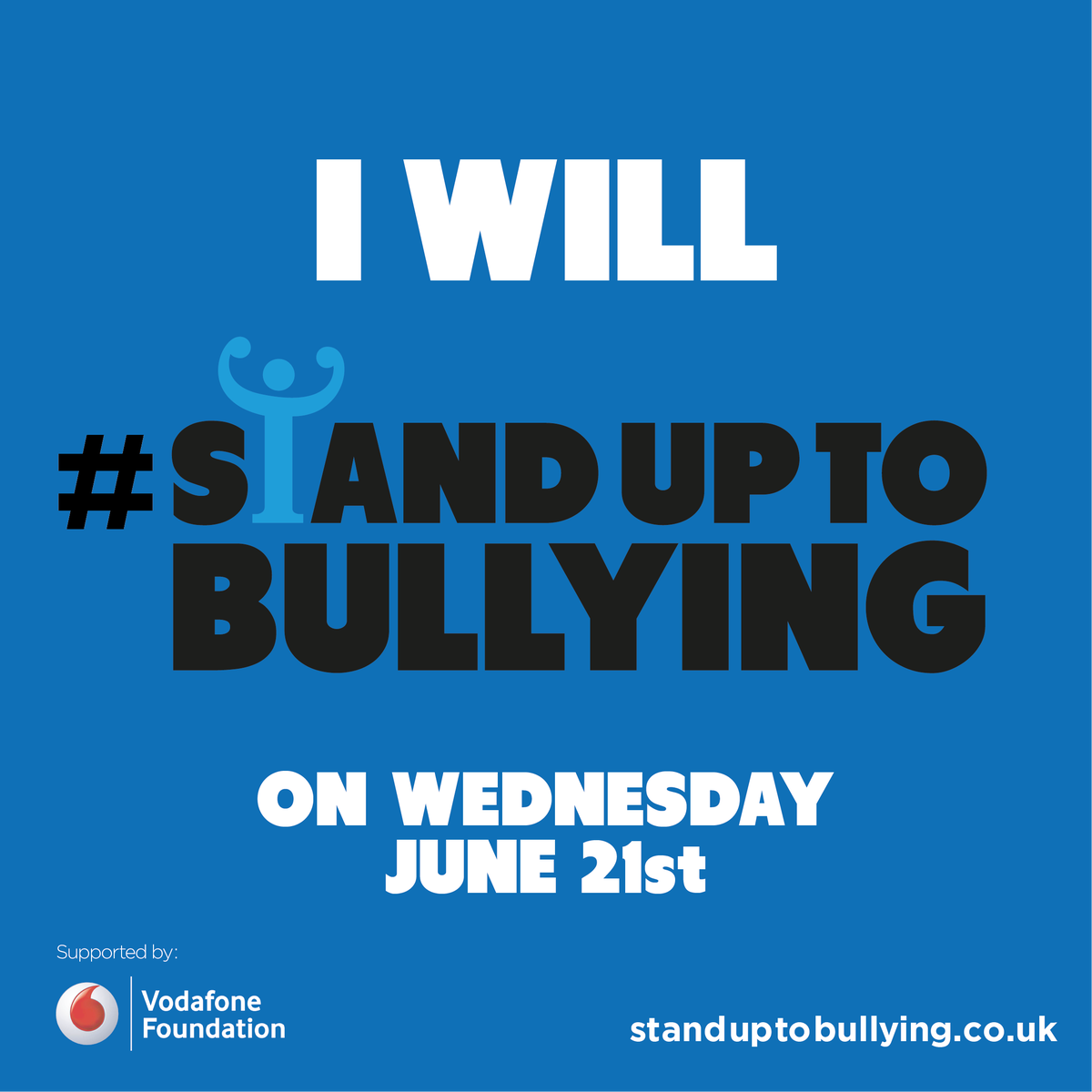 AntiBullyingPro's tweet photo. #StandUpToBullying Day - Wednesday 21st June. Let people know you are taking a stand by sharing this pledge: https://t.co/h9GZvaggt7 https://t.co/5e6gofrtQL