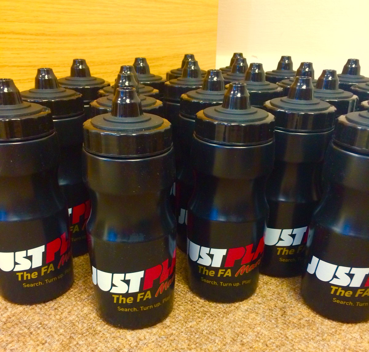 23 water bottles going free to a good home. Must be able to collect from the office in #Swindon. 

RT to be in with a chance to win!