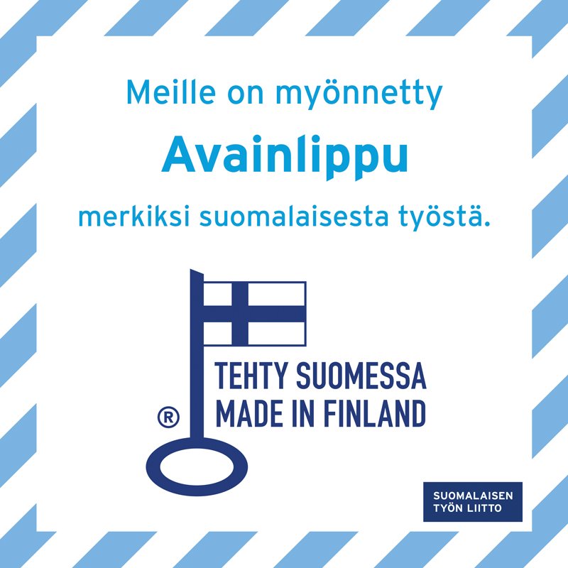 Hyviä uutisia! #Genano-#ilmanpuhdistimet ovat saaneet #Avainlippu-tunnuksen merkiksi suomalaisen työn edistämisestä. #kotimainen #sisäilma
