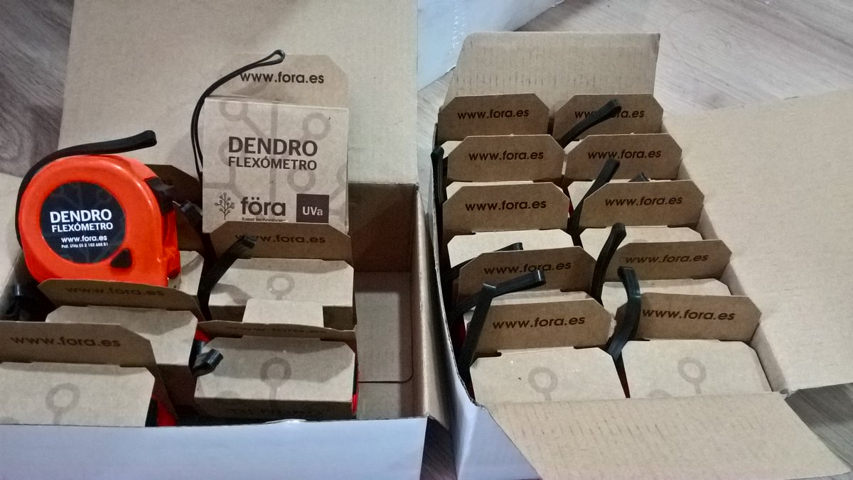 foraforestech's tweet photo. Primer pedido de #dendroflexometro rumbo a los SSTT de Medio Ambiente de la #jcyl #soria , en el @congresoforesta los podréis adquirir... https://t.co/EfCzLto51X