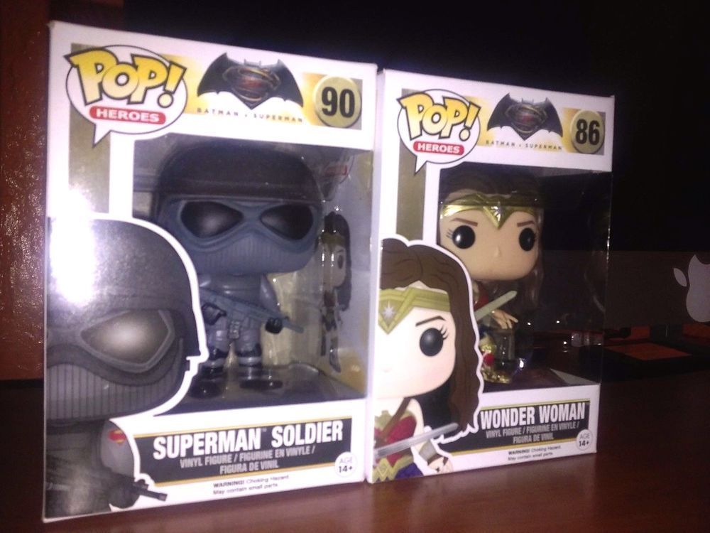 LCCollection's tweet photo. Funko Pop #Vinyl Dawn of Justice #WonderWoman &amp; #Superman Soldier New #toys #collectibles https://t.co/rlnFhl2VWj https://t.co/X2a2dMZ0Kh