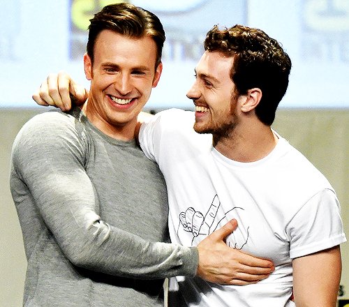 Happy birthday to Chris Evans and Aaron Taylor-Johnson!      