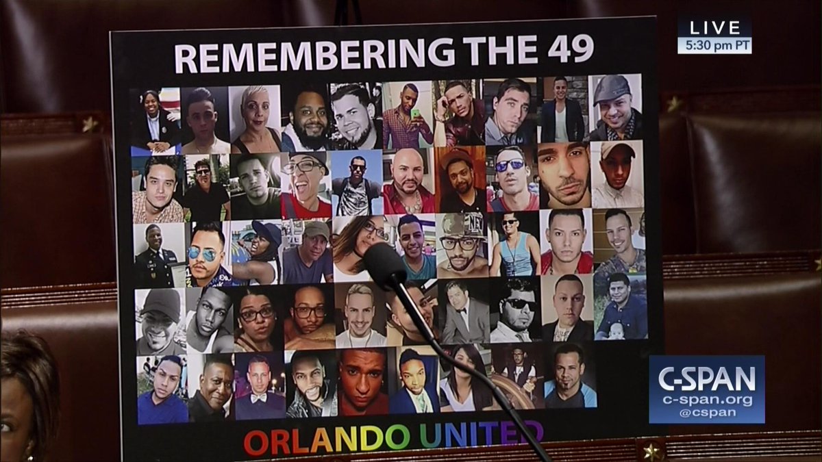 HowardMortman's tweet photo. #Pulse #pulseoneyearlater #PulseOrlando #PulseShooting in Congress yesterday... https://t.co/dATJvMDS7j