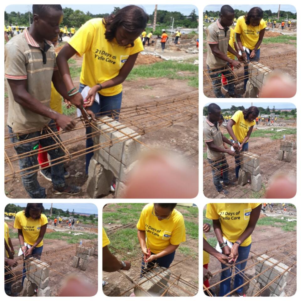 Karukera271's tweet photo. #YelloCare #Shareknowledge building classes for epp Marchoux @MTNCotedIvoire https://t.co/jKXRZW8jaf