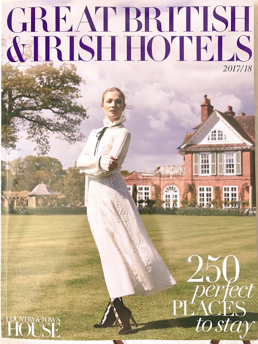 We're proud to be included in the Country &amp; Townhouse Great British &amp; Irish Hotels 2017 @countryandtownhouse #countryandtownhousemagazine