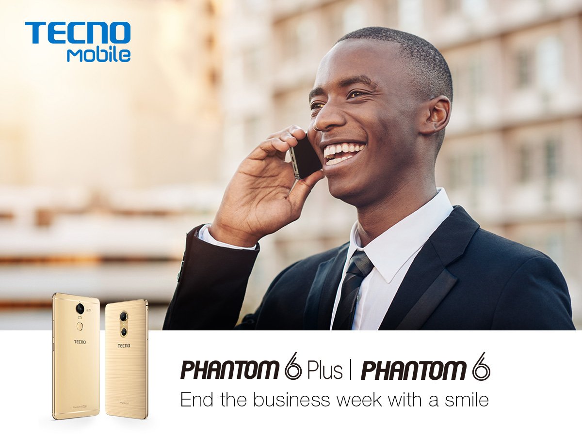 tecnomobileug's tweet photo. End the business week with a smile. #Phantom6 #Phantom6Plus https://t.co/88UP7dulXq