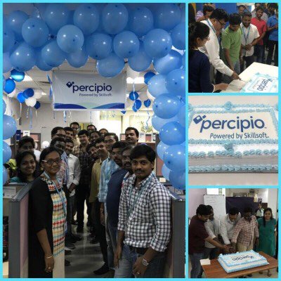 ankurgupta27's tweet image. India team during the launch of Percipio - the industry&apos;s first learning platform designed for the learner #AcquireKnowledge