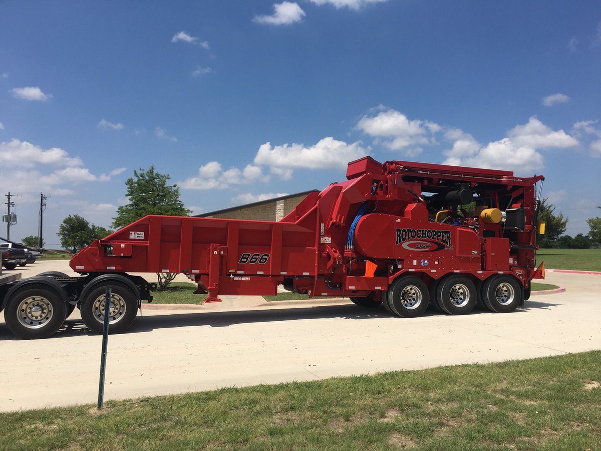 Championwaste's tweet photo. Our new B66 Wood Grinder with coloring system just arrived yesterday! Our wood processing and coloring just got a whole lot quicker. https://t.co/sItKuMgeU4