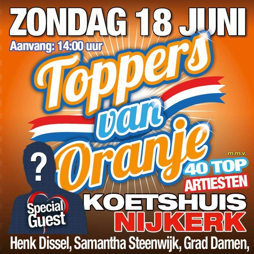 Laatse dag om in te schrijven....voor info zie flyer Toppers van Oranjebus 🎉
