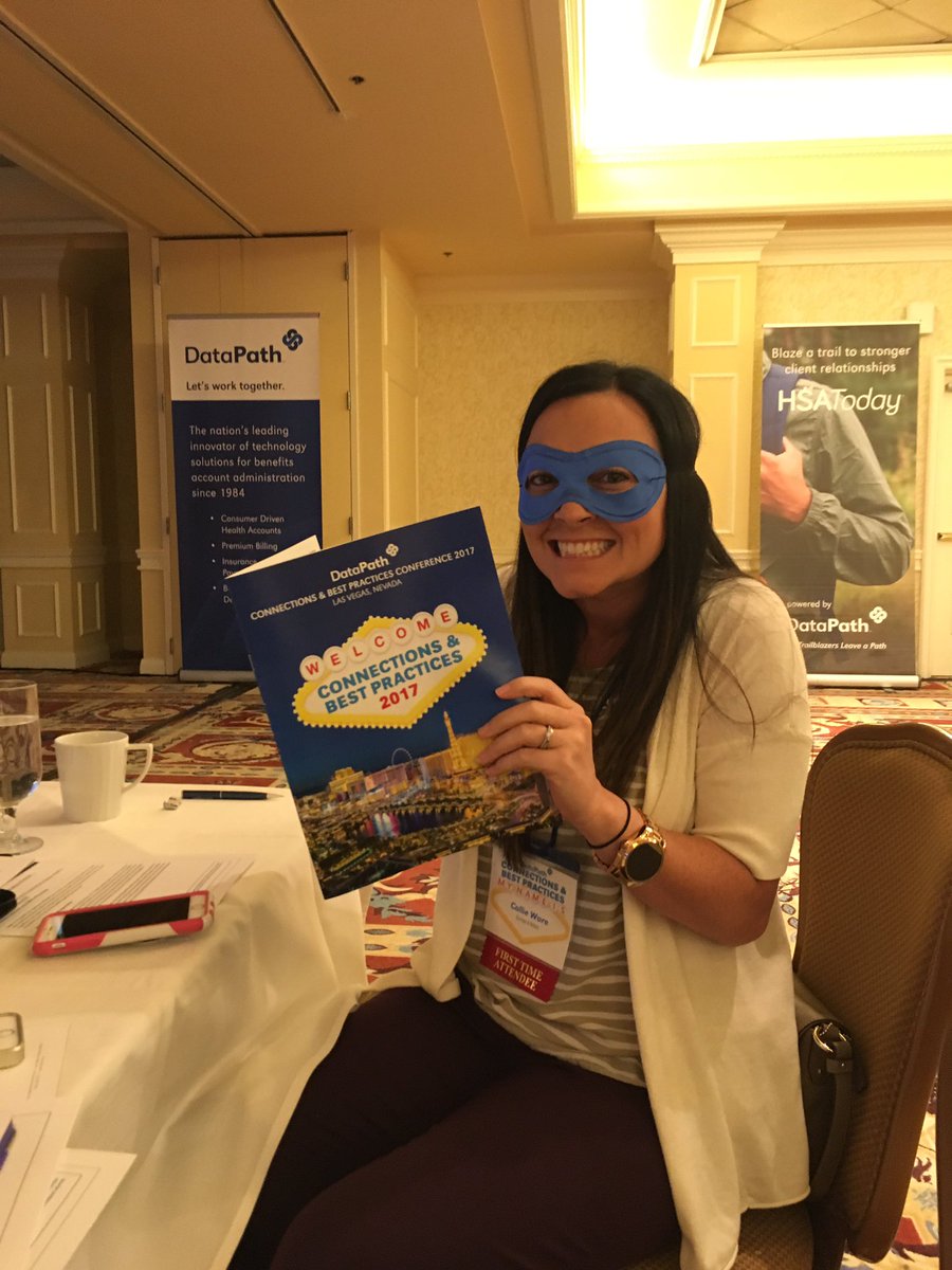 rachbth's tweet photo. Sidekick in training #dpconnections https://t.co/vMdQDDkFjf