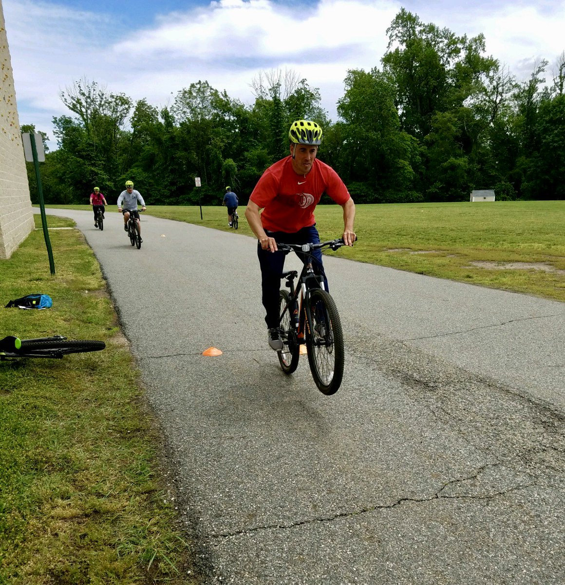 Round 2 - Mountain Bike Training Complete! Great Job Staff!
Coaches Hill, Anzano, Szura, Haledjian, Yasosky, and Gibbs.