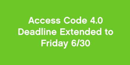 joinpursuit's tweet image. Spread the word—we've extended our deadline for #AccessCode applications! Apply by 6/30: c4q.nyc/accesscode