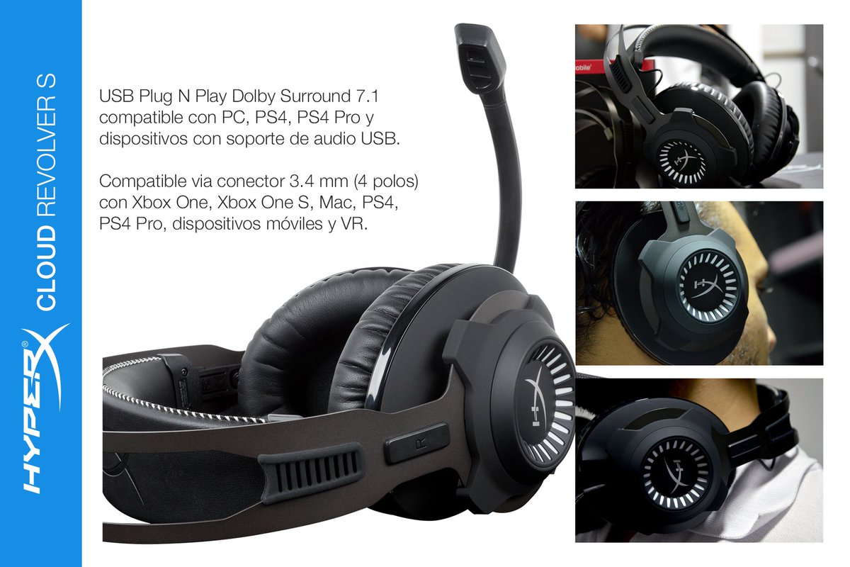WacaOficial's tweet photo. @KingstonLatam & @HyperXLatam nos traen los Cloud Revolver S, nuevos audífonos gaming! ¿Ideales para un papá gamer? #ModoPadre #HyperPadre https://t.co/55B1ei7IPk