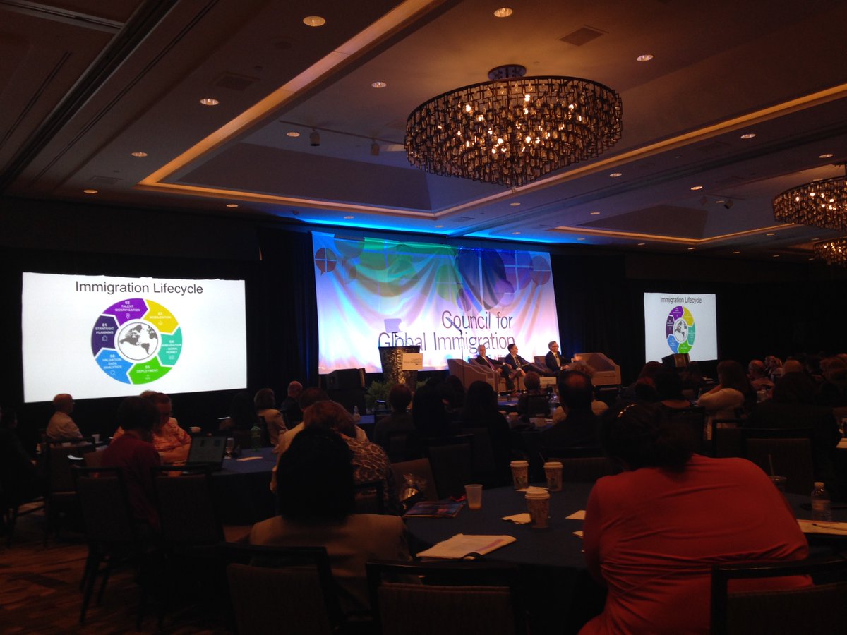 fragomen's tweet photo. Great session today with Fragomen's Adams, Orme &amp; Horsley as they dissect the role of data in immigration and mobility at #CFGI17 https://t.co/IP7ZTJc9LV