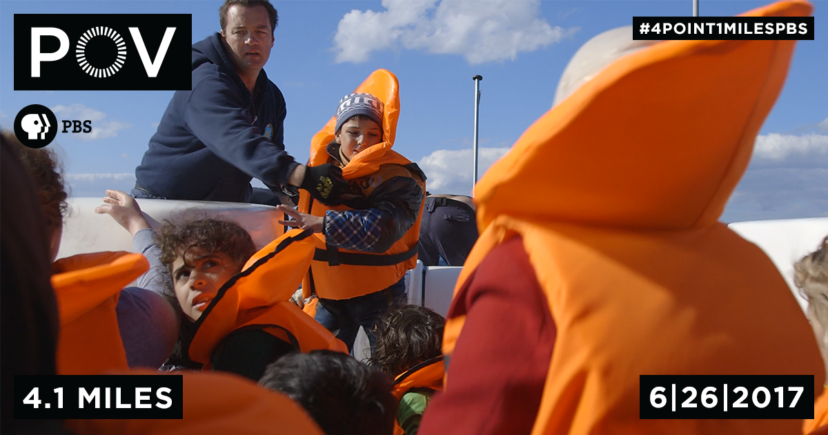 TMRW on <a href="/PBS/">PBS</a>: <a href="/dmatziaraki/">daphne matziaraki</a> captures the efforts of a small coast guard crew to rescue refugees in #4point1MilesPBS. to.pbs.org/2orKI95