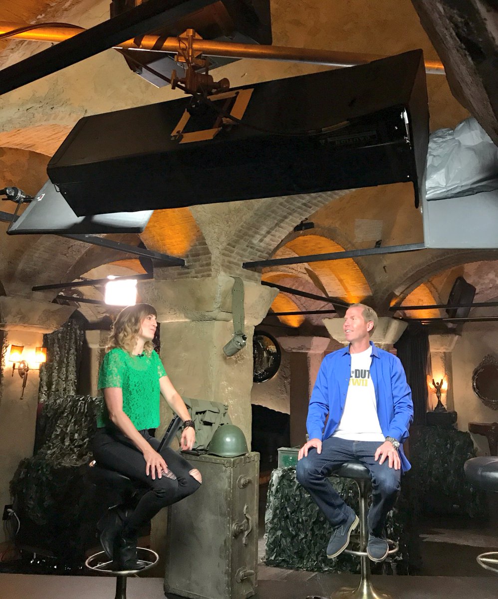 MichaelCondrey's tweet photo. Episode 2 of Making Call of Duty #CoDWWIIMP will be streaming live on Facebook at 10:30 am PT today https://t.co/uWjI8tHiK3 #Setcheck https://t.co/uXXfgzuaOp
