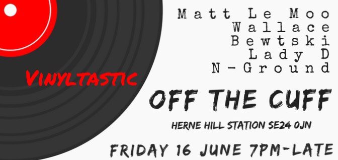 ilovevinylme's tweet photo. #london #vinyl #DJs @OTCBarSE24 this #Friday @AusenciaDwyer @bewtski #MattLeMOO #Wallace #NGround #music #funky #oldskool #fun #free #party https://t.co/KUtBjV7CNL