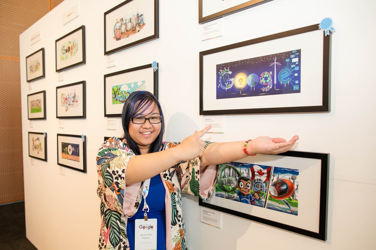 👏 Jana Sofia Panem, student winner of Doodle 4 Google Canada goo.gl/AlwCEg Her doodle "A Bright Future" takes over Google.ca tmw!