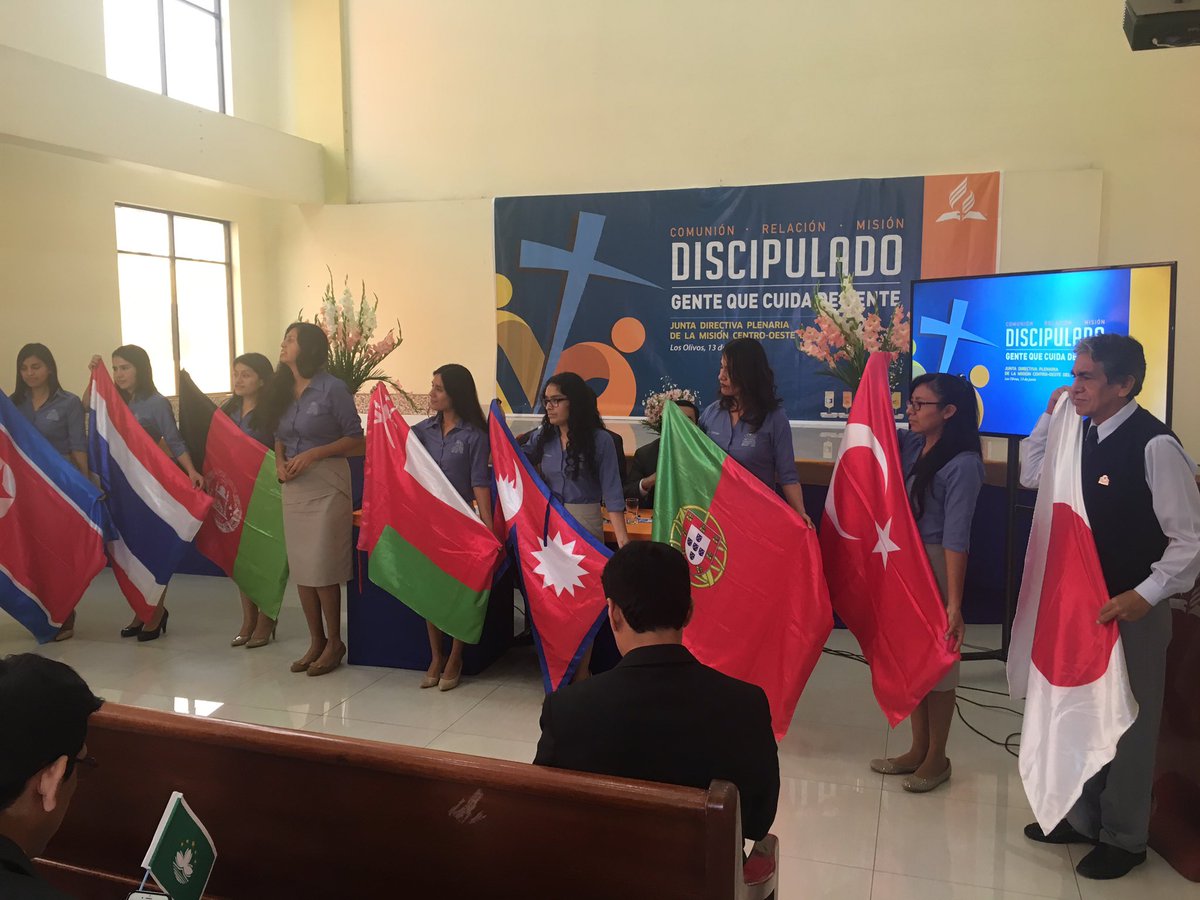 AdventistaMiCOP's tweet photo. El #SVA se hace presente en la #JuntaMiCOP 🇵🇪para motivar el voluntariado en la #Ventana10/40 #IWillGo https://t.co/O80ITWSu4a