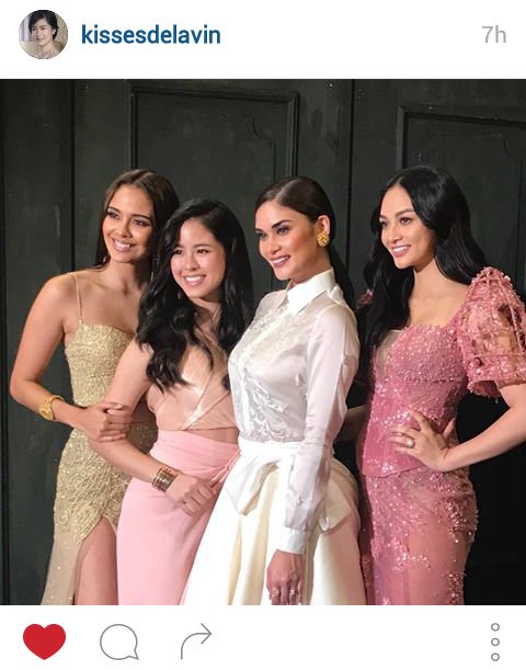 heykarareid's tweet photo. The Miss World MEGAN YOUNG commented on Kisses' Instagram post. *shrieks* My kweenssss!

ItsUnisilverTime KISSMARC https://t.co/IU77GnD7PY