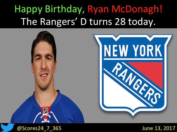  happy birthday Ryan McDonagh! 