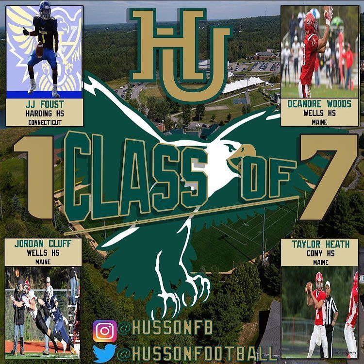 hussonfootball's tweet photo. Welcome the Class of 2017 recruits! 🦅 #ncaad3 #d3fb #husson https://t.co/PfwnzYQjLI https://t.co/BkmJDha4LC