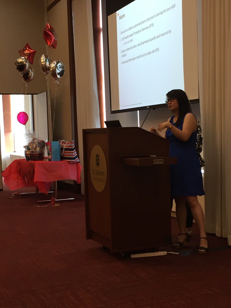 Proud to see D4 Staff Rph, Sandy Li, presenting at our R12 Grad Intern Meeting.