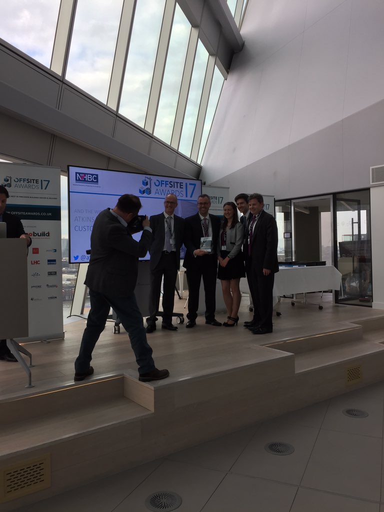CEOBBA's tweet photo. Excellent result at the #OffsiteAwards for the Atkins team for the Custom House Station https://t.co/8uqC2OzRkG