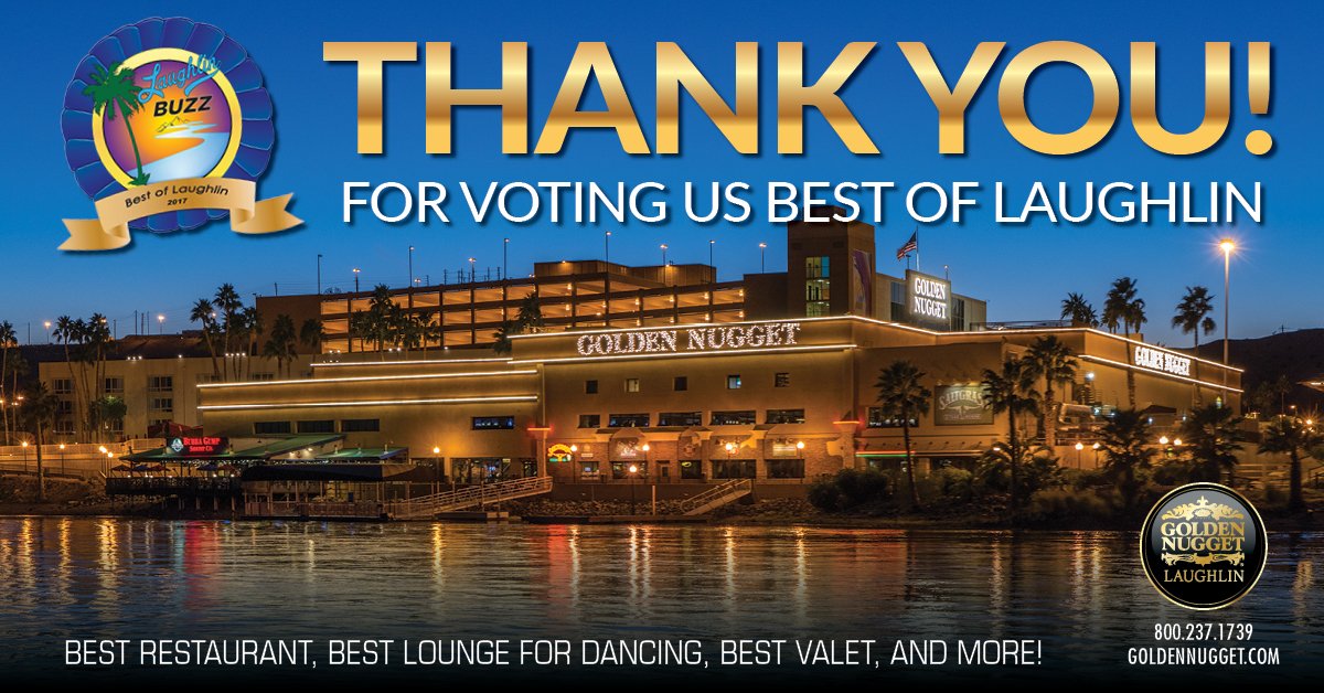 gnlaughlin's tweet photo. Thanks @laughlinbuzz for voting us top honors in 7 categories! #BestOfLaughlin https://t.co/lXkQAYIFFN