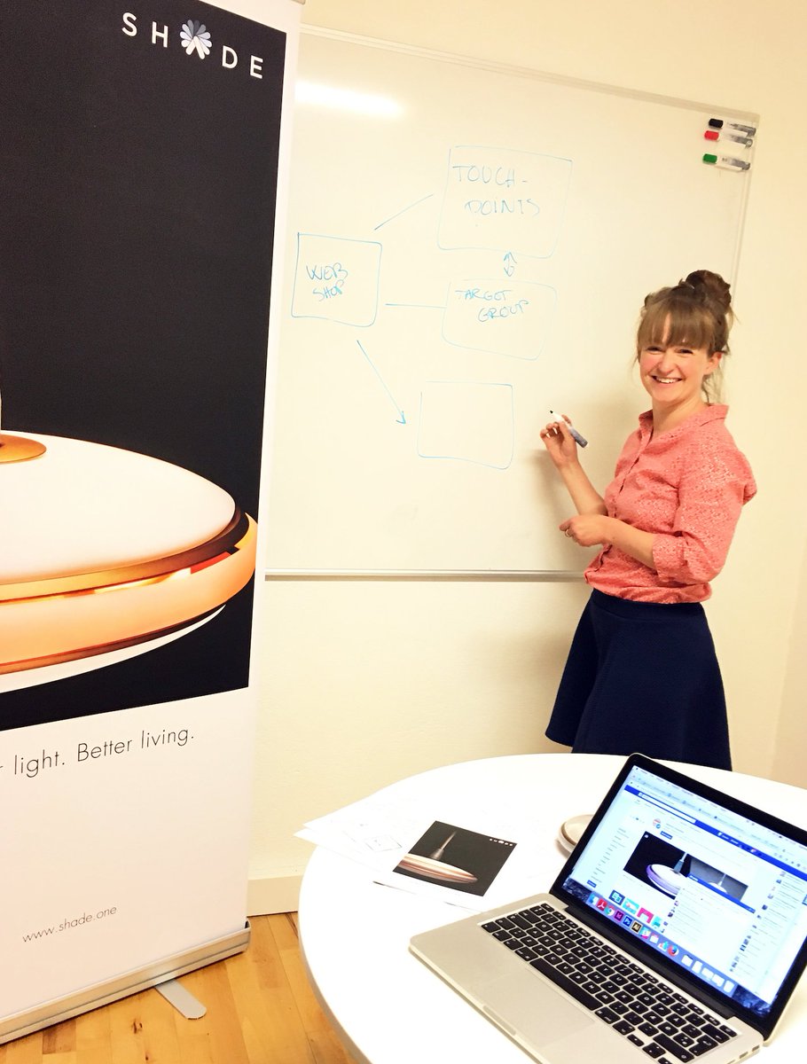 Say hello to our new team member Kamma Luise! Working hard to make sure the #Orb gets to all your lovely homes! Stay tuned! #kickstartshade