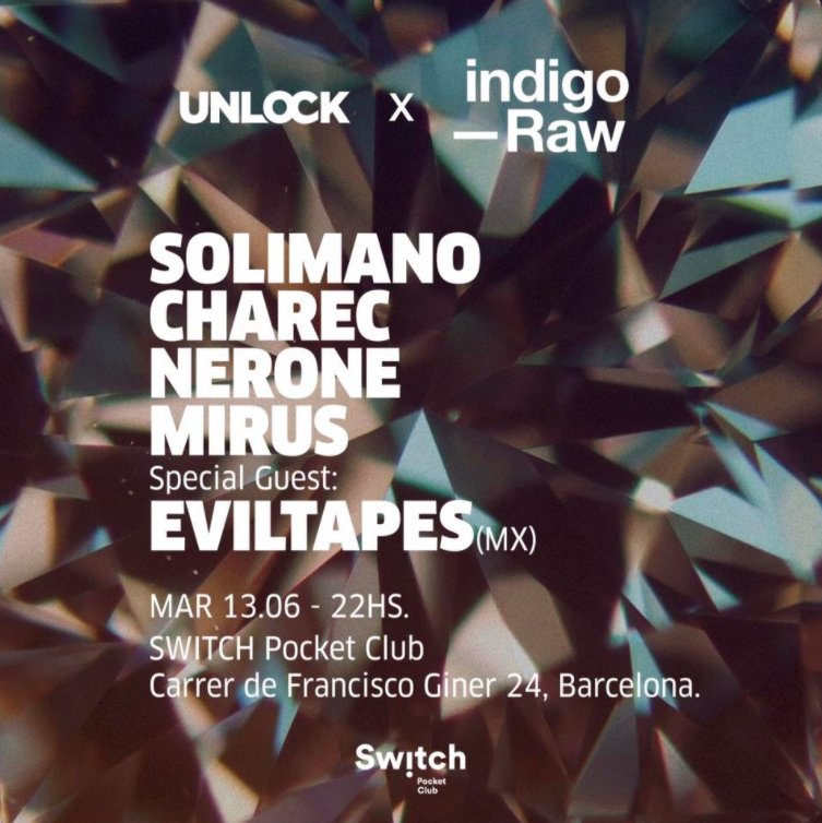 Unlock x <a href="/Indigo_Raw/">Indigo Raw</a> #Barcelona