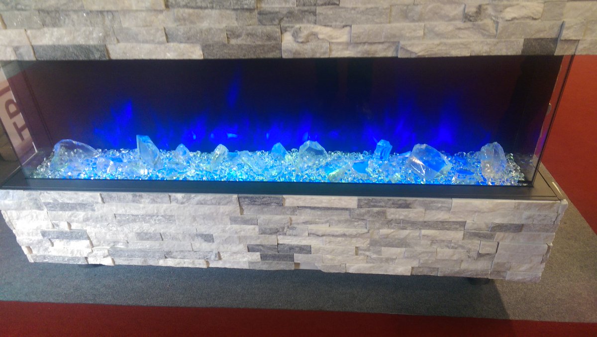 Interesting use of offcut borosilicate lumps. #hearthandhome2017